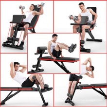 2021 Gym Multi-Function Adjustable Dumbbell Foldable Equipment Home Exercise Workout Chair Press Stool Weight Bench